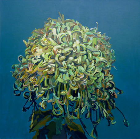 Chrysanthemum indicum, 2011, olej na plátně, 120×120cm, soukromá sbírka