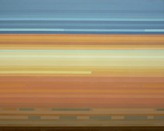 Horizont 1, 2011, olej na plátně, 120×150 cm, soukromá sbírka