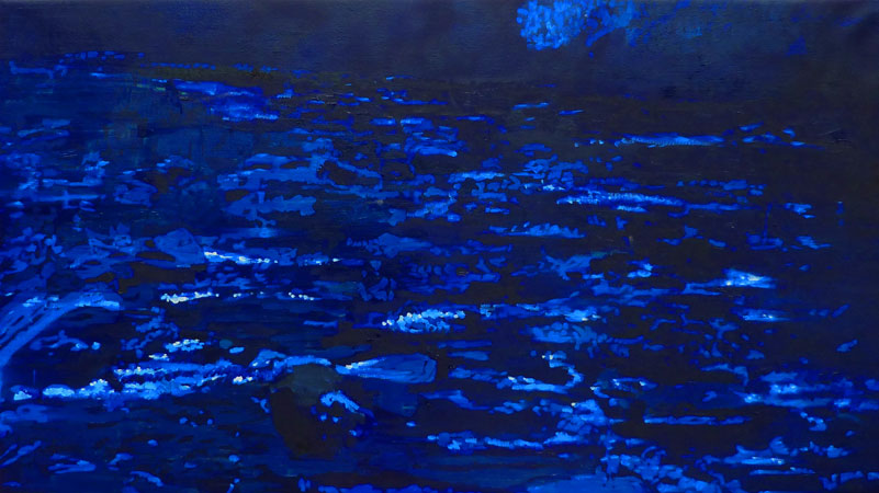 Úpa 7, 2012, olej na plátně, 60×110 cm