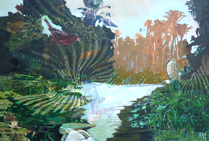 Za dávných časů, 2012, olej na plátně, 130×180 cm, soukromá sbírka