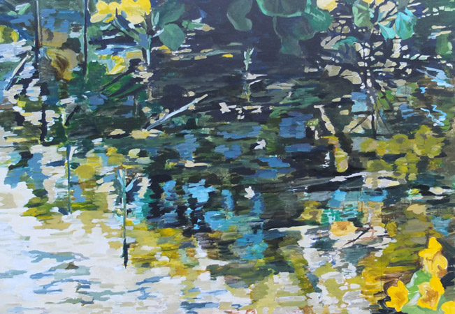 Blatouchy, 2013, akryl na plátně, 100×150cm (soukromá sbírka)