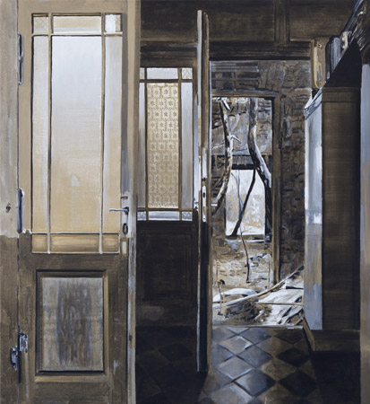Oban 13, akryl na plátně, 120 × 110 cm