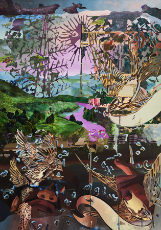 Trust Me 8, NZ cyklus, akryl na plátně, 170 × 120 cm