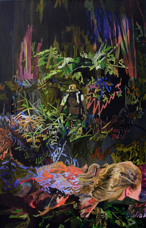 Trust Me 9, akryl na plátně, 170 × 120 cm