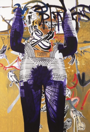 Tattoo 1, 2020, akryl na plátně, 160×110 cm