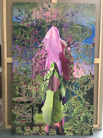 Trust Me X, 2020, akryl na plátně, 160×100 cm
