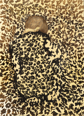 Barborka 3, 2021, olej na plátně, 150×110 cm