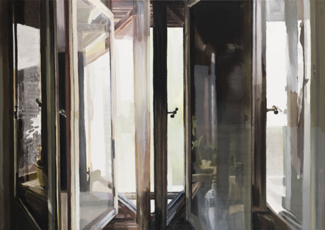 Okno 26, 2022, akryl na plátně, 120×170 cm