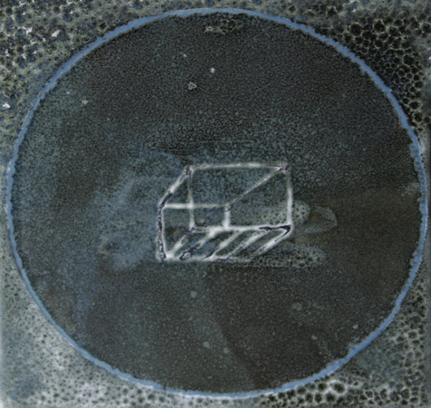 Světnice, 2006, keramický kachel, 19,5x19,5 cm